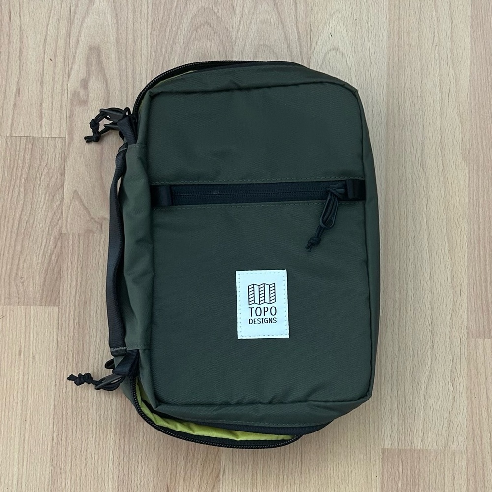 Topo Designs Dark Green Toiletry/Cord Organization Bag